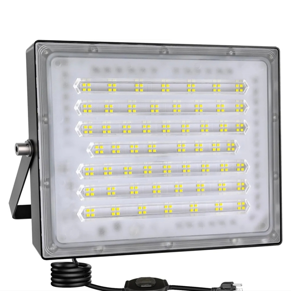 *BRAND NEW*STASUN 200W Flood Lights Outdoor, 20000lm Bright LED with Plug, 6000K